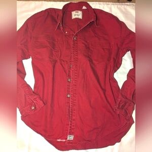 Levi's Red Casual Button Down Shirt